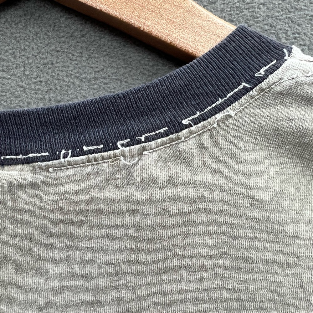 Vintage Dole Hawaii Medium Contrast Trim Gray Ringer 70s Streetware - Picture 5 of 8